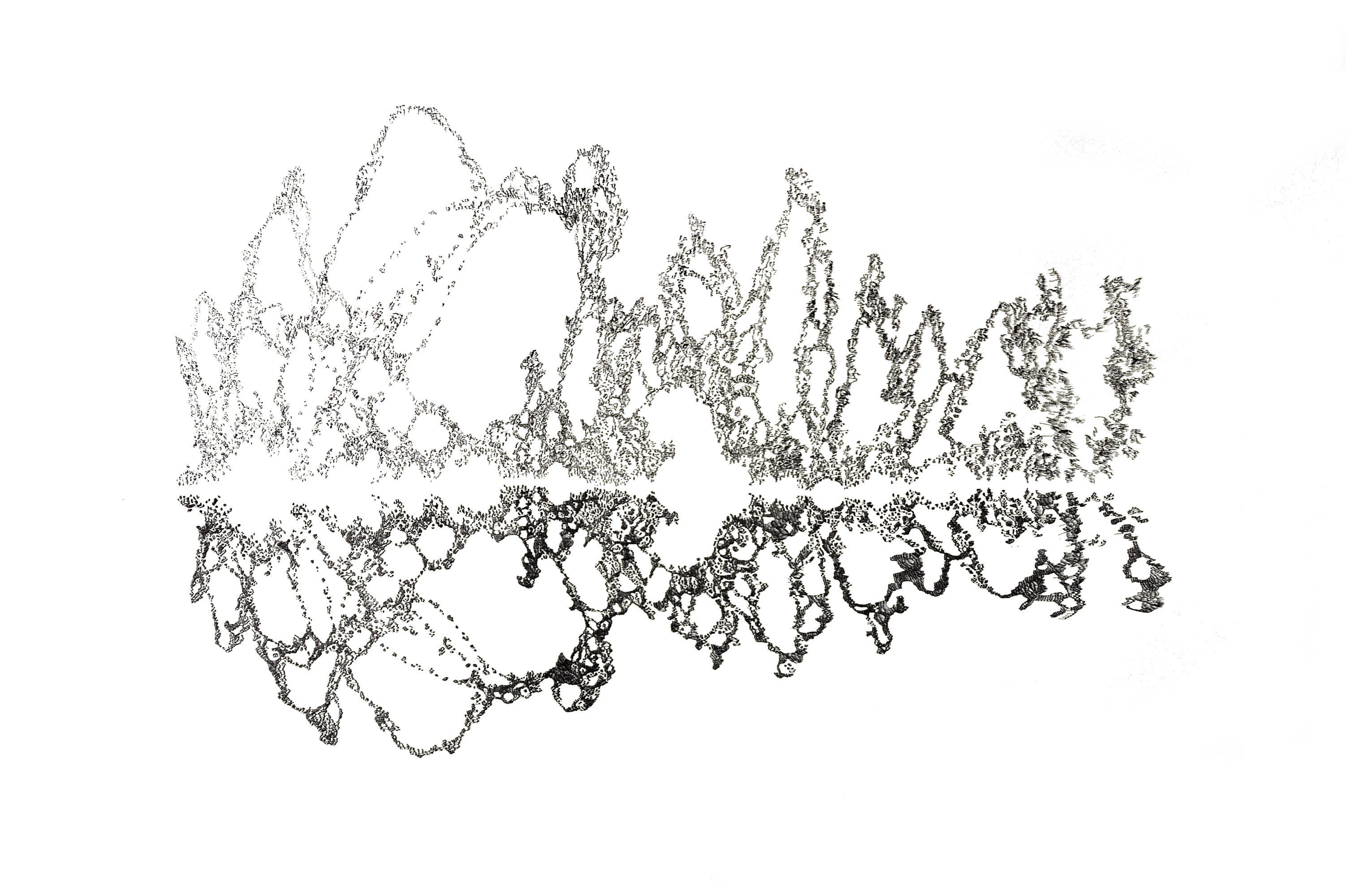 Zeichnung HEMISPHÄREN von Viktoria Strecker